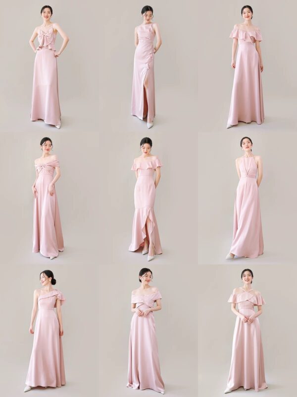 Private custom high-end suspender evening dress decoration dress ladies long skirt series-60