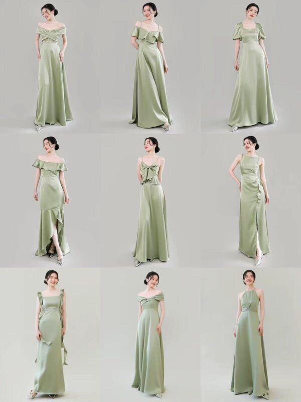 Private custom high-end suspender evening dress decoration dress ladies long skirt series-70