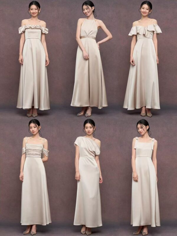 Private custom high-end suspender evening dress decoration dress ladies long skirt series-100
